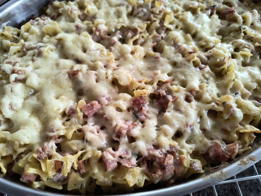 Schinkenfleckerlauflauf