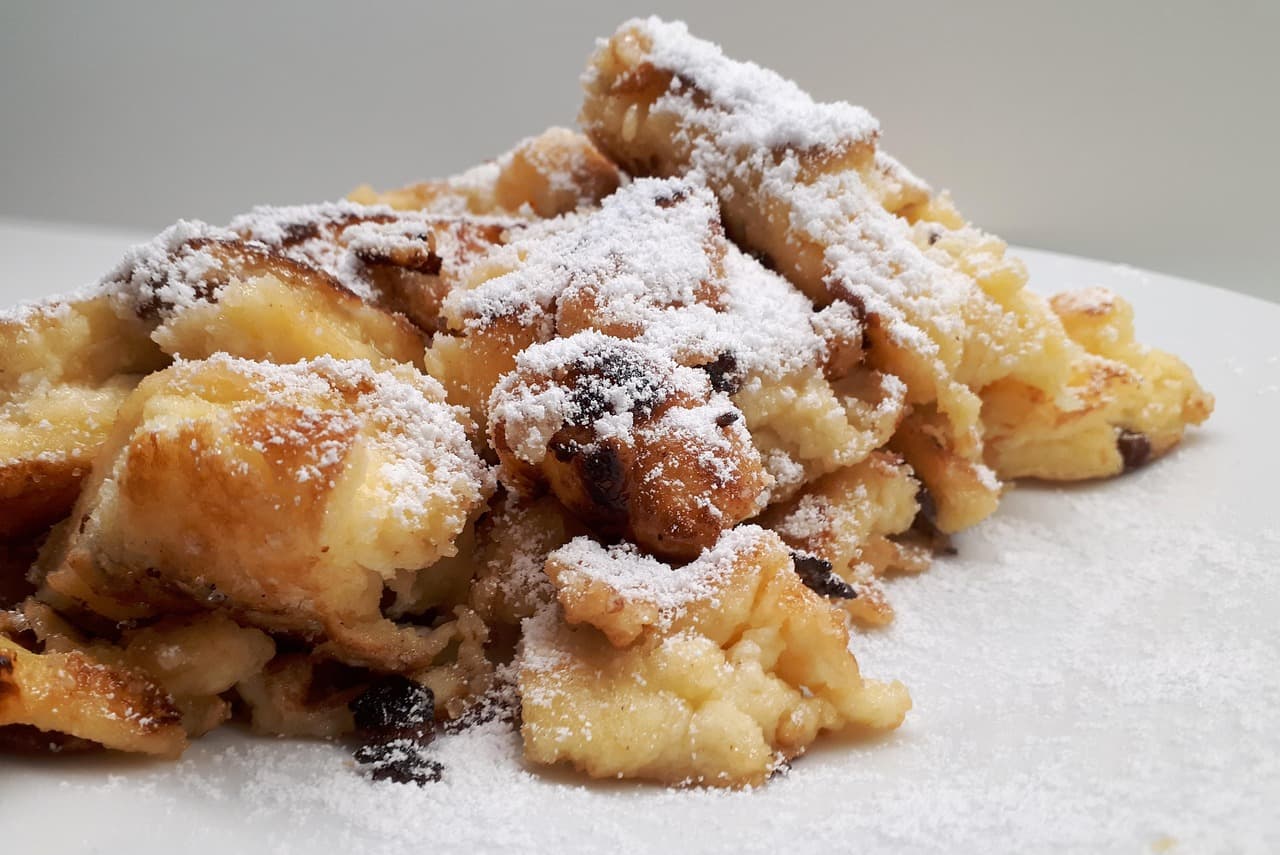 kaiserschmarrn, dessert, sweet dish, austria, icing sugar, kaiserschmarrn, kaiserschmarrn, kaiserschmarrn, kaiserschmarrn, kaiserschmarrn